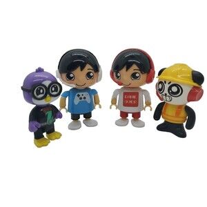 Rayn's World Figures With Spy  Peck & Combo Panda 3" Action Figure Play